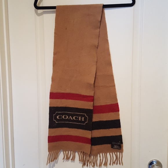 Coach Accessories - Coach Lambs Wool Cashmere women's Scarf w defects